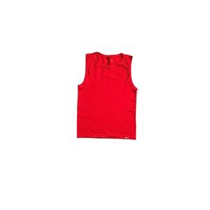 Nike Womens Seamless Training Tank Top Red Athletic Gym Shirt Small